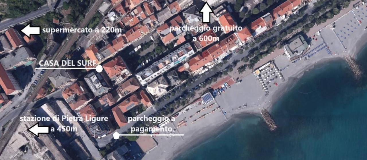Casa Del Surf - By Ligooria Lejlighed Pietra Ligure Eksteriør billede
